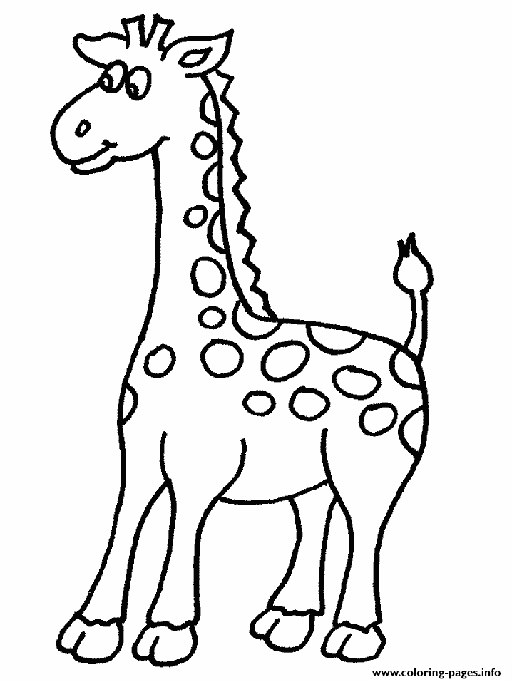 Animal Giraffe Animal Se1f4 coloring