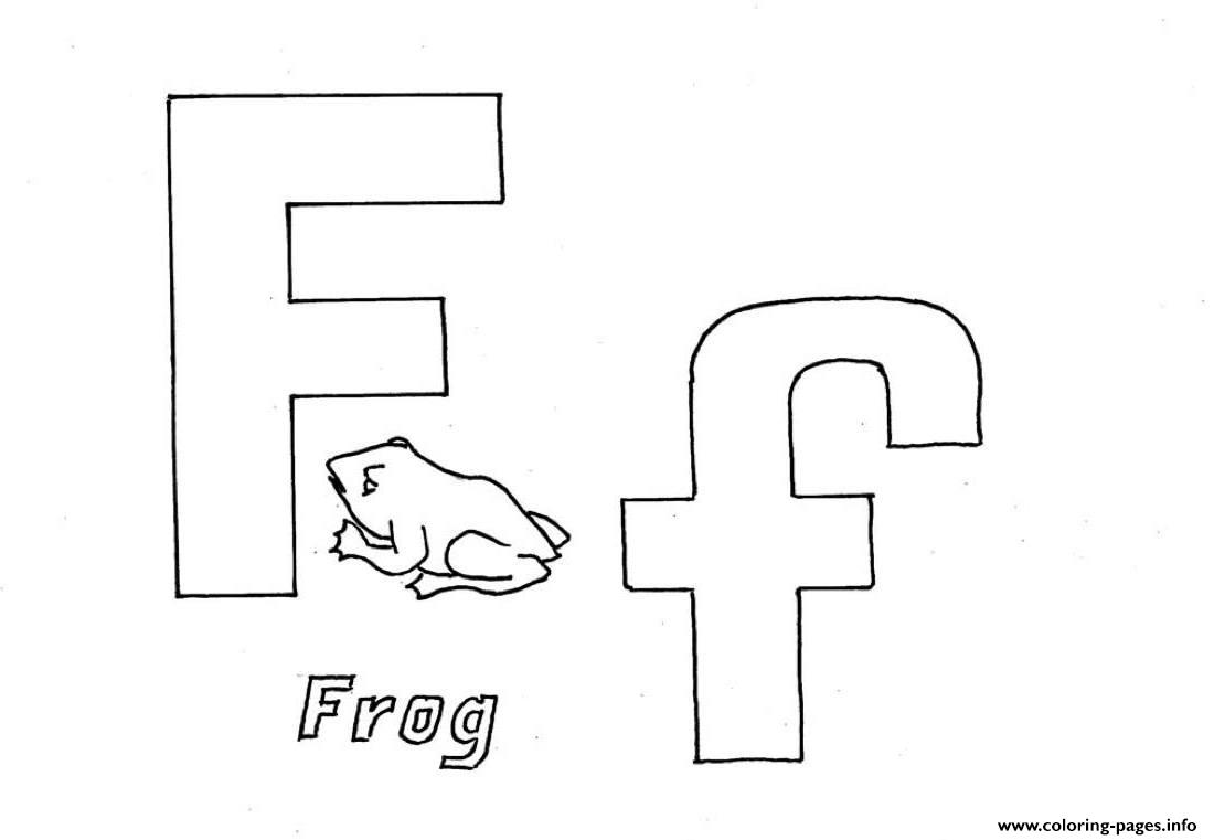 Free Alphabet S Animal Frogf667 coloring