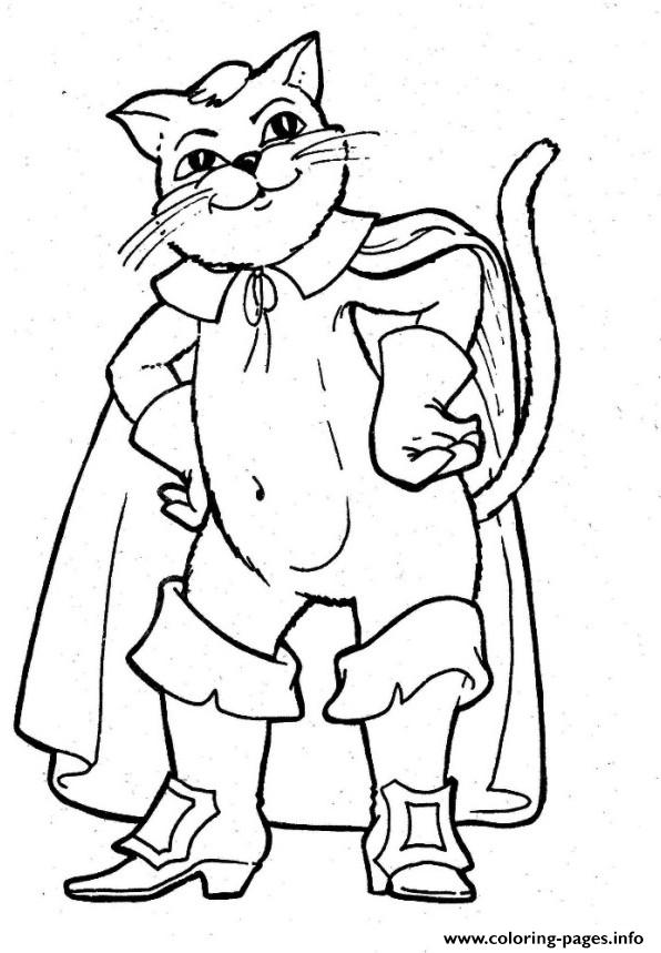 Puss In A Boot Animal Coloring Pages E14493907186164e66 coloring
