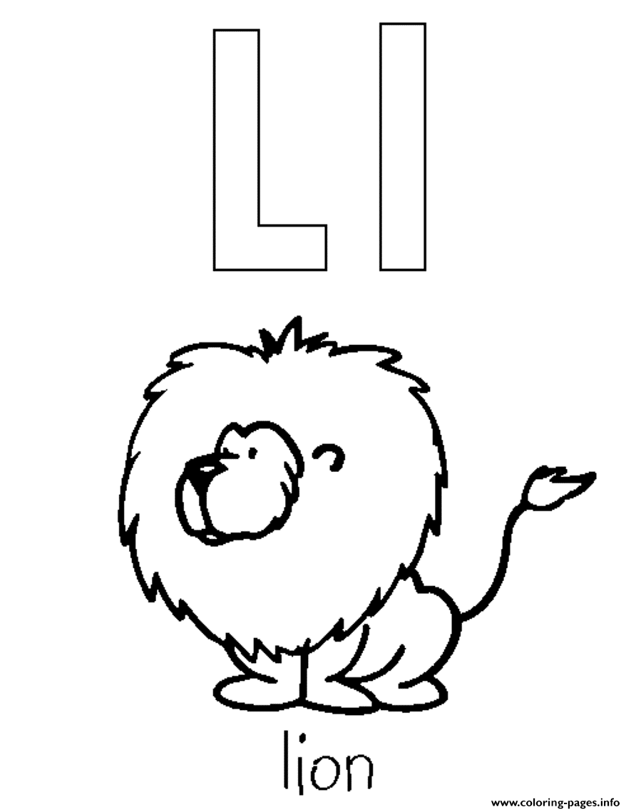 Animal Lion Alphabet S Free1cf2 coloring