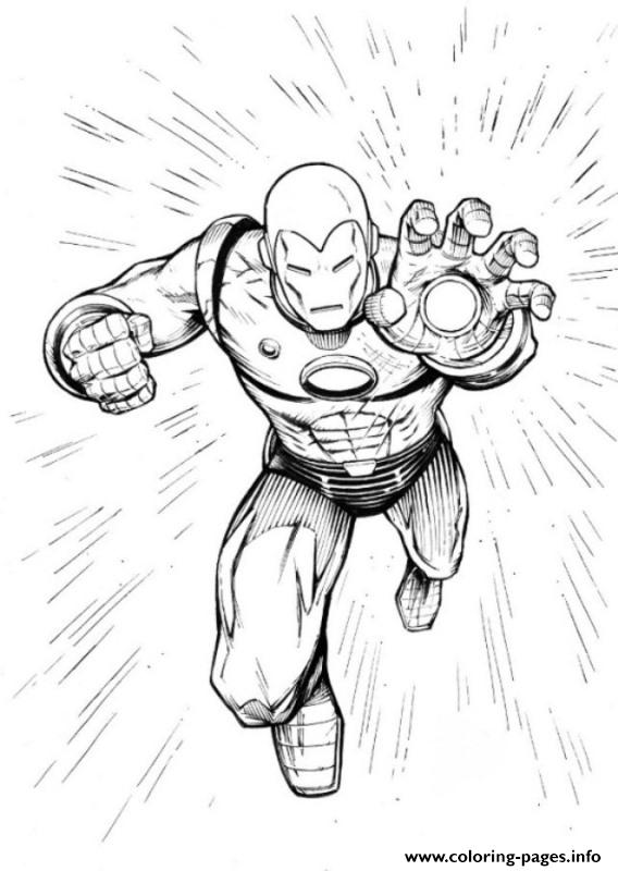 Download Fighting Iron Man 37dc Coloring Pages Printable