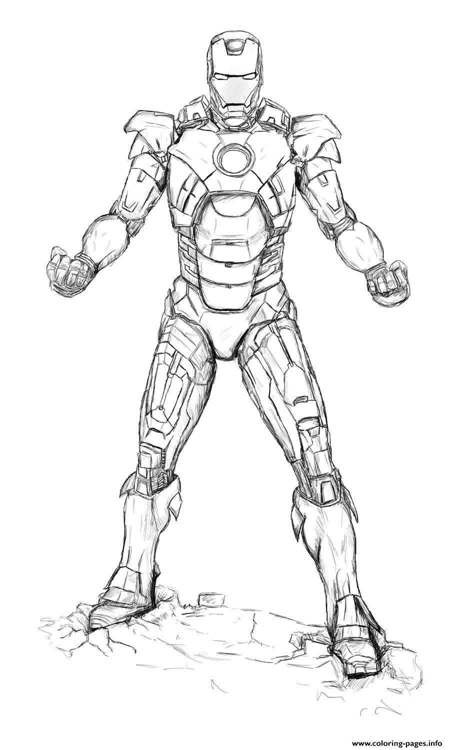 iron man movie coloring pages