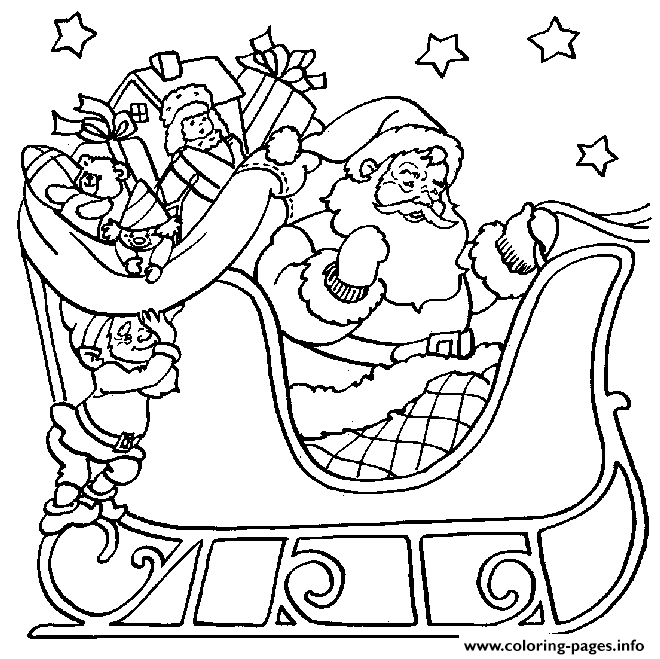 Santa S For Christmas Printable5d46 coloring