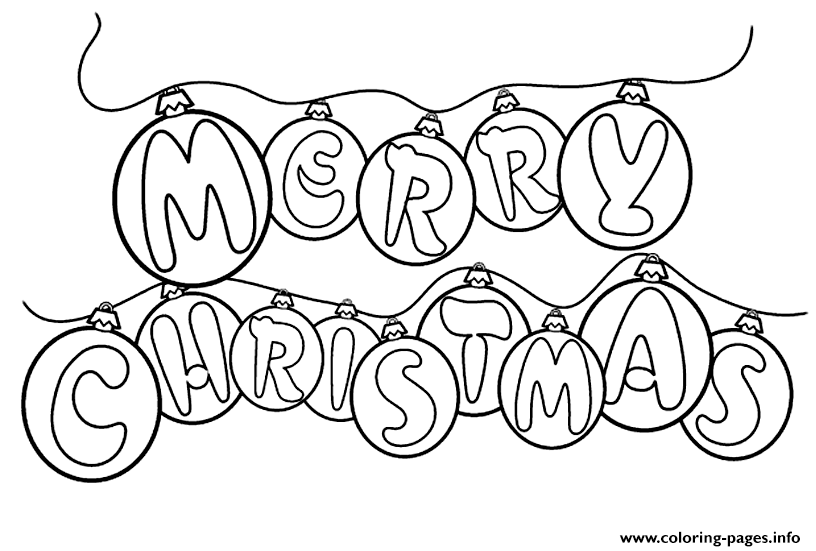 Free S For Merry Christmas0813 coloring