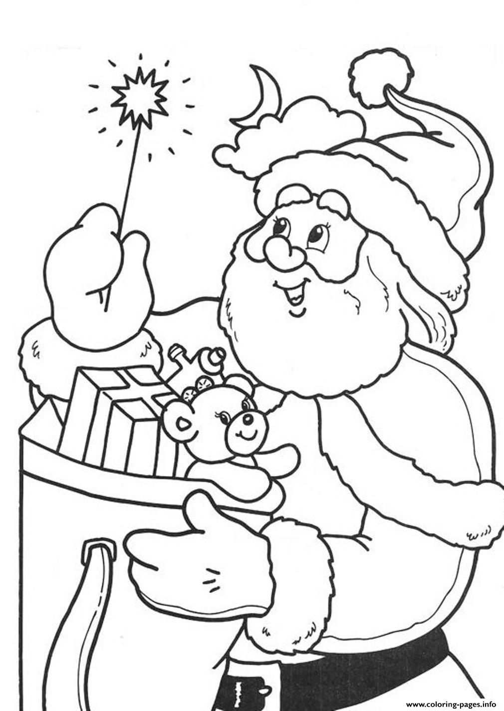 Magic Stick Santa S For Kids Printablec9c4 coloring