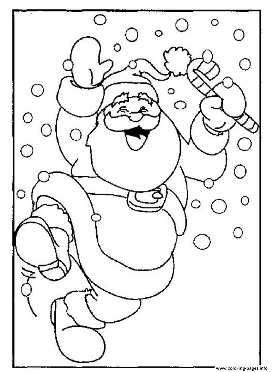 Exciting Santa Claus In Christmas S Printable1a34d coloring