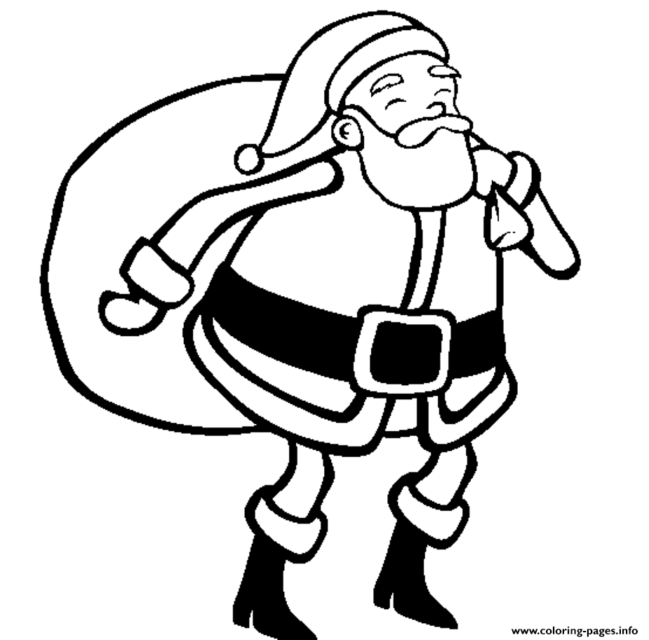 Santa Christmas Easy S Printable16dec coloring