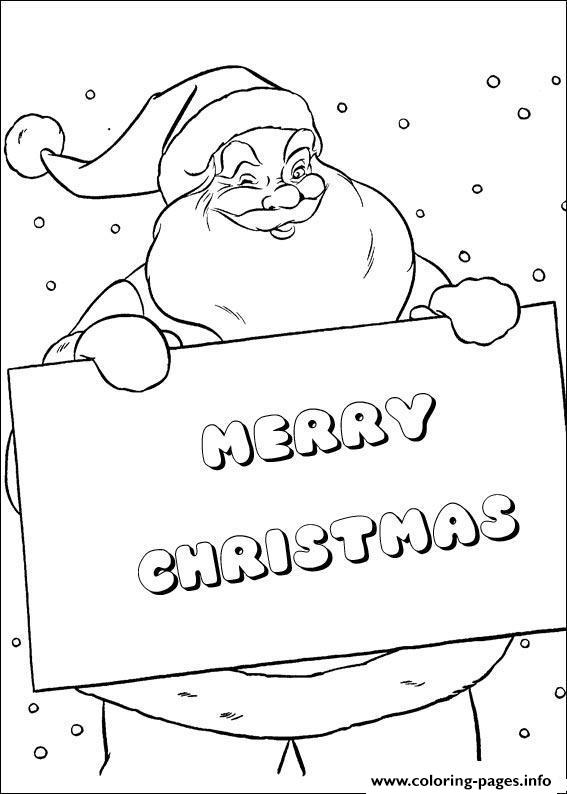 Santa S For Merry Christmas05fa coloring