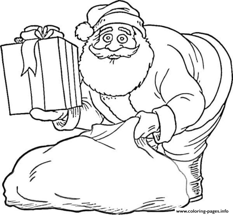 Presents And Santa S For Kids Printableb214 coloring