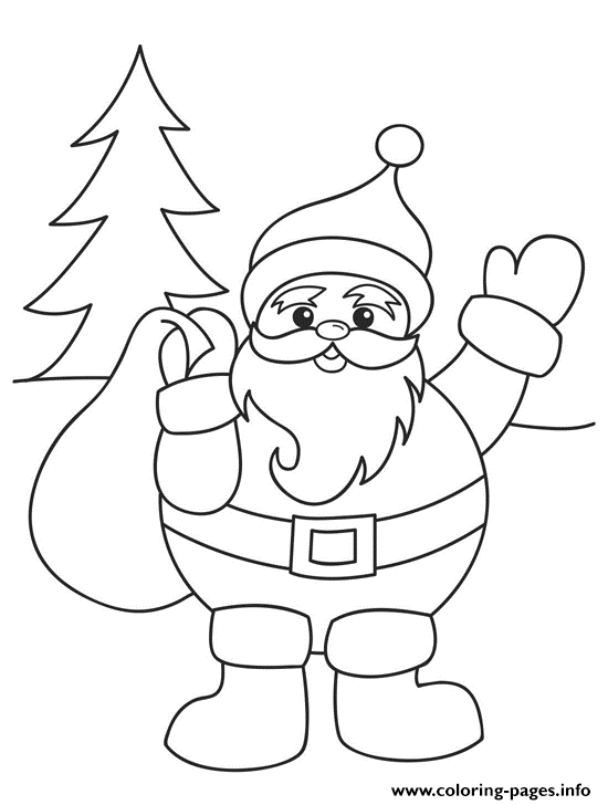 Santa Christmas S Printable For Preschoolers3690 coloring