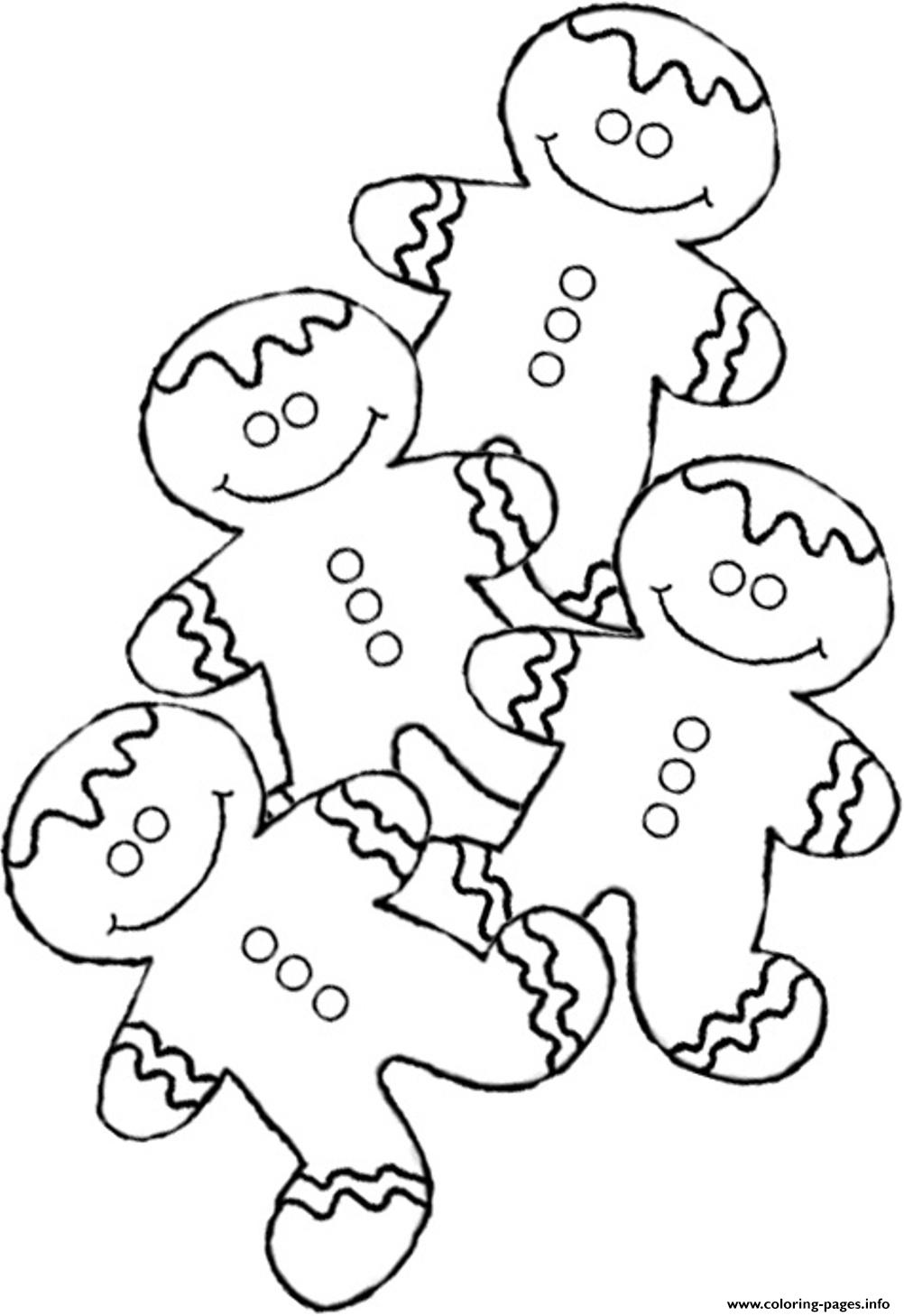 Gingerbread Man  Christmas12db coloring