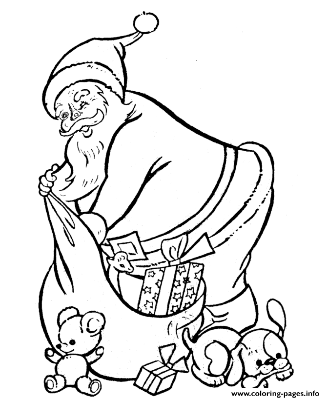 Printable S Christmas Mr Santa Claus6bd1 coloring