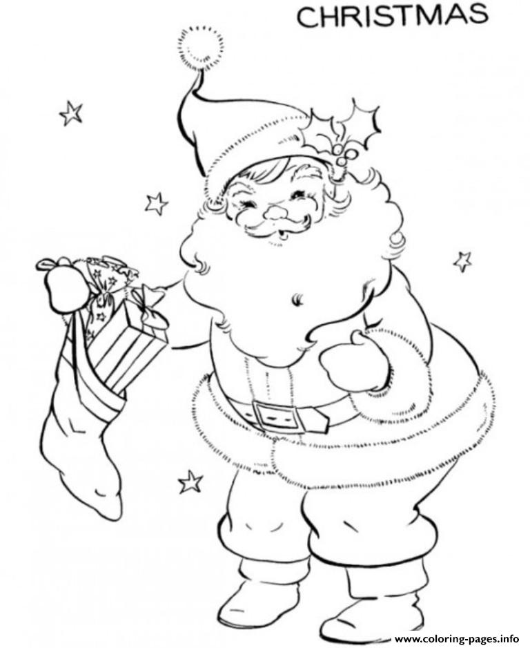 Free S For Christmas Santa15c9 coloring