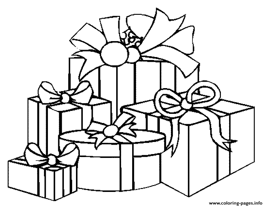 Printable S Christmas Presents Free4d7a coloring
