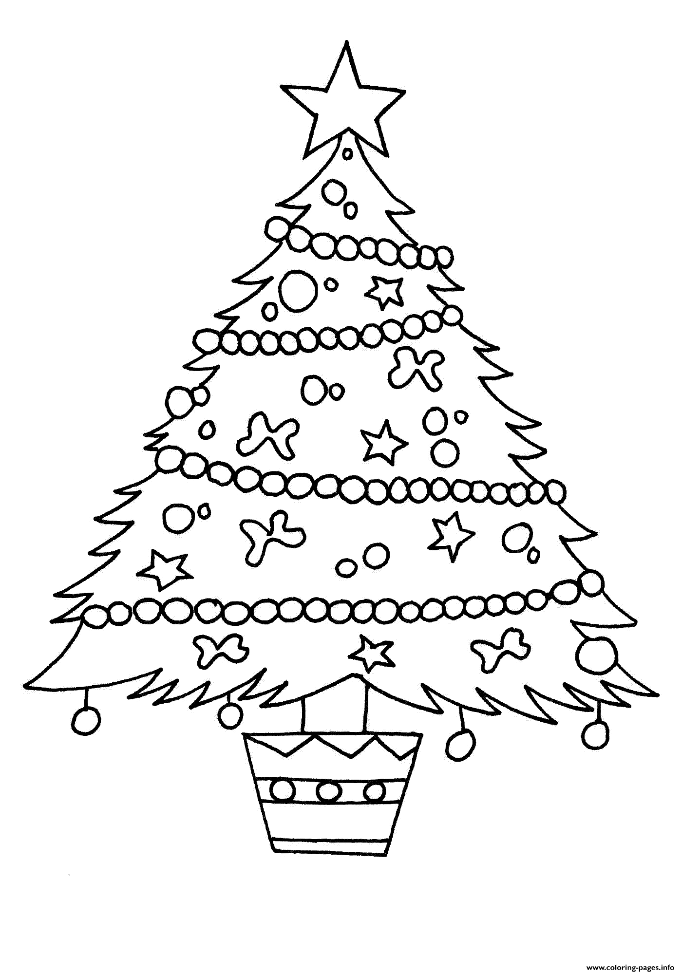 Adorable Christmas Tree S0204 coloring