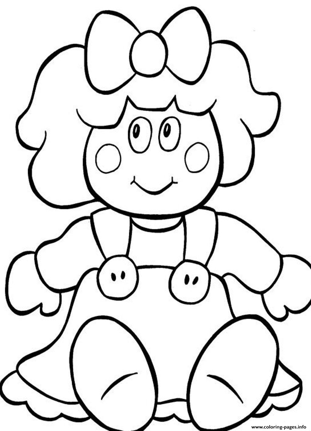 Christmas  Doll For Present54f2 coloring