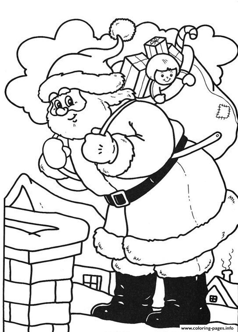 Christmas Kid S Santa6a8c coloring
