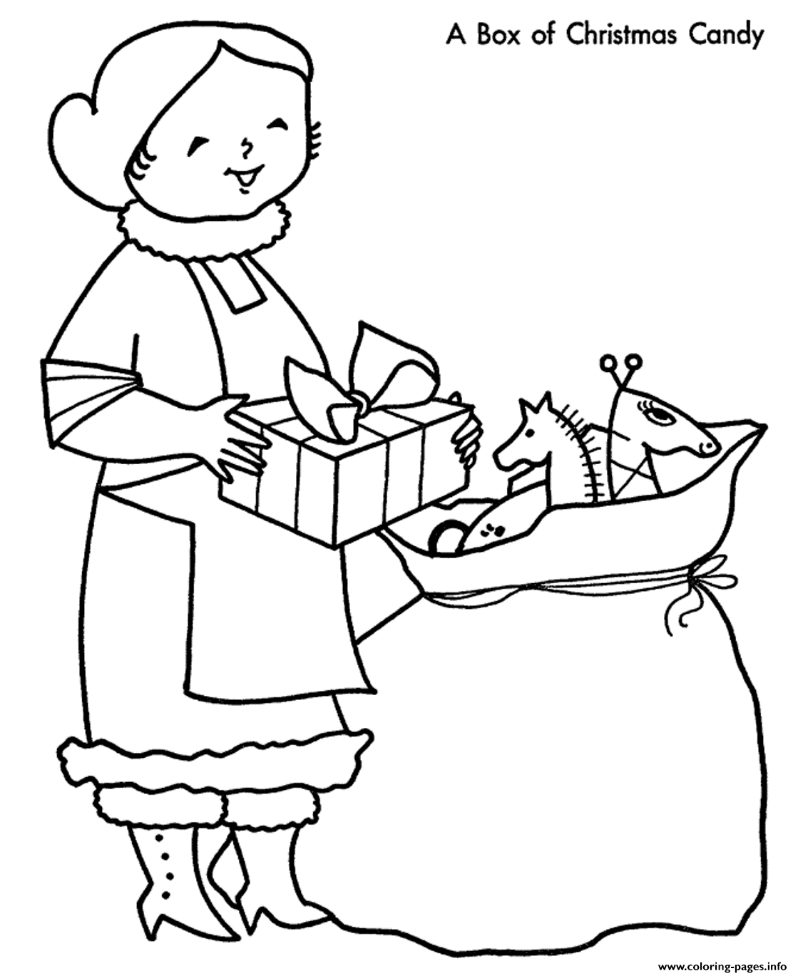 Mrs Claus Christmas S Printableb925 coloring pages