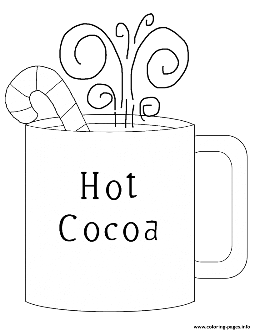 Printable S Christmas Hot Cocoa1cd8 coloring