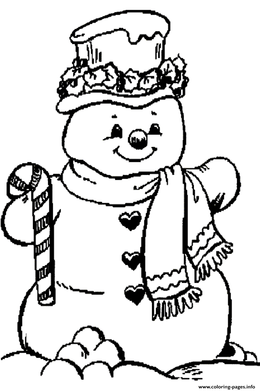 Christmas Snowman S To Printaf70 Coloring Pages Printable
