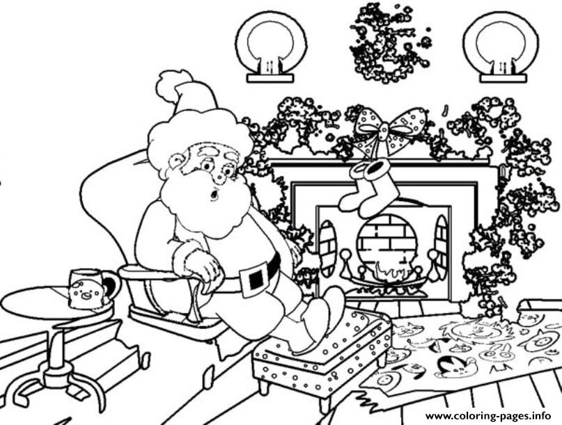 Christmas S Printable Santa For Kidse87e coloring