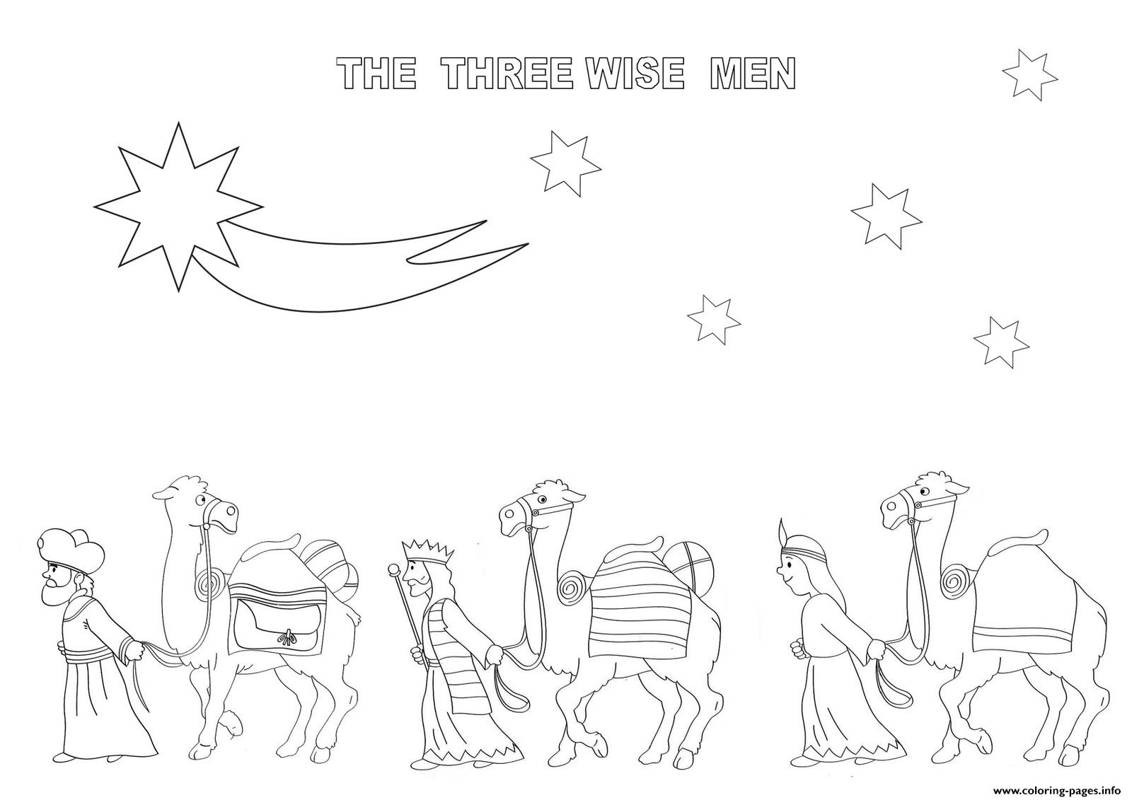 The Three Wise Men Christmas S For Kids818f coloring