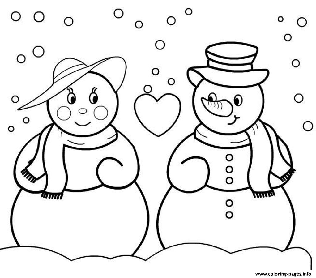 Free Christmas S Snowman09be coloring