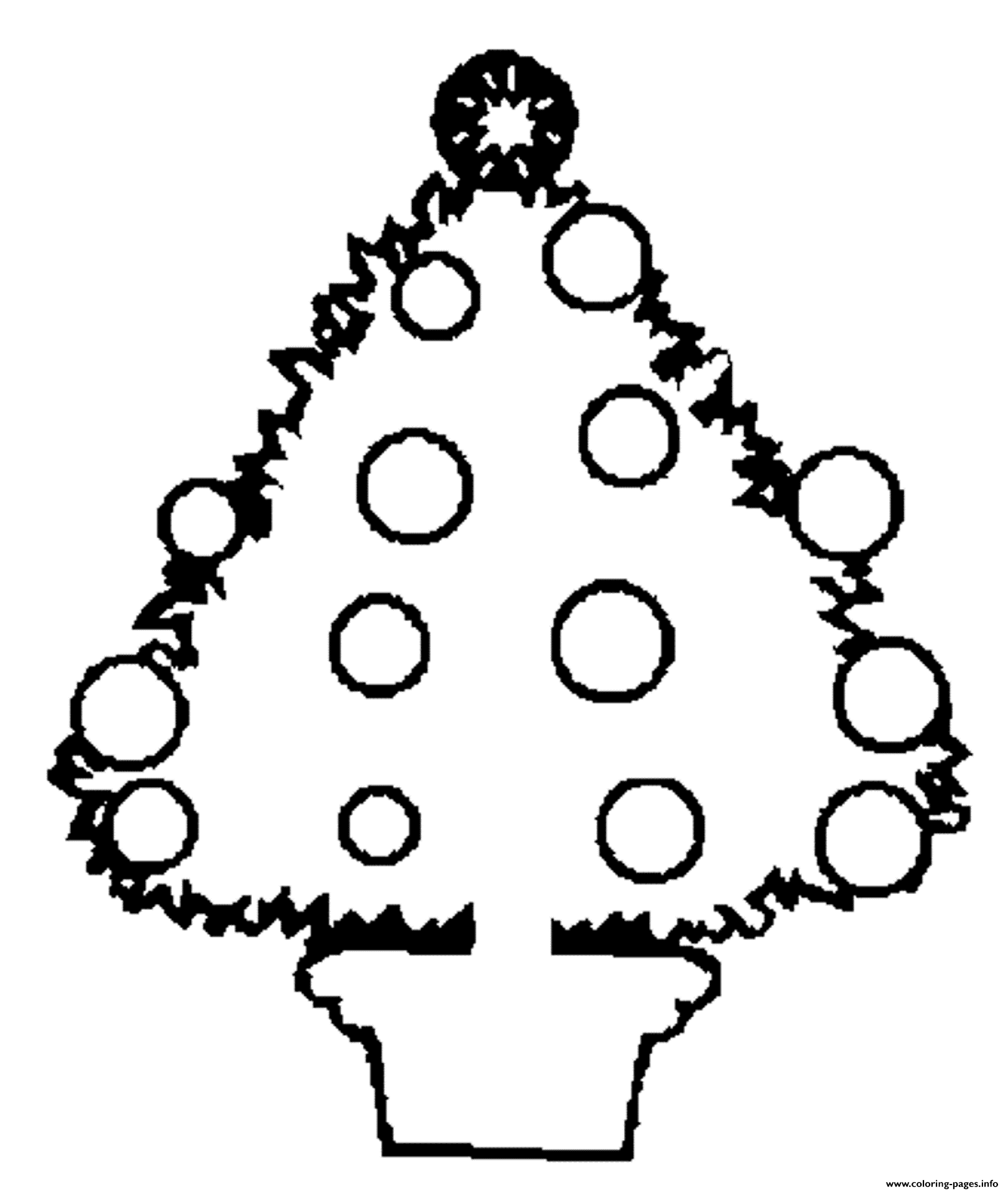Coloring Pages For Kids Printable Christmas Tree85b8 coloring