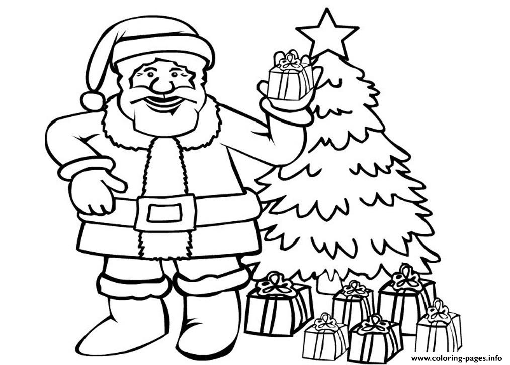 Printable S Christmas Santa Claus0684 Coloring Page Printable
