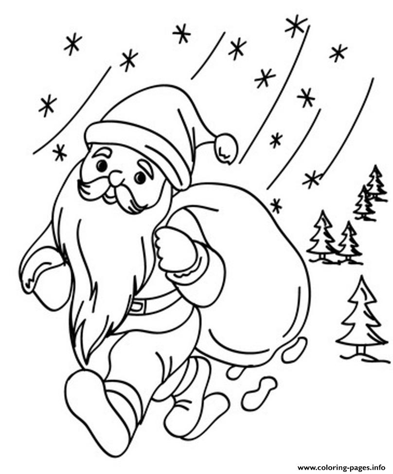 Santa Christmas S Free Printable3c2b coloring