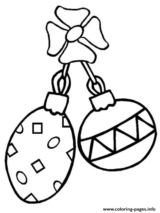 Printable S Christmas Ornament For Kids365a coloring