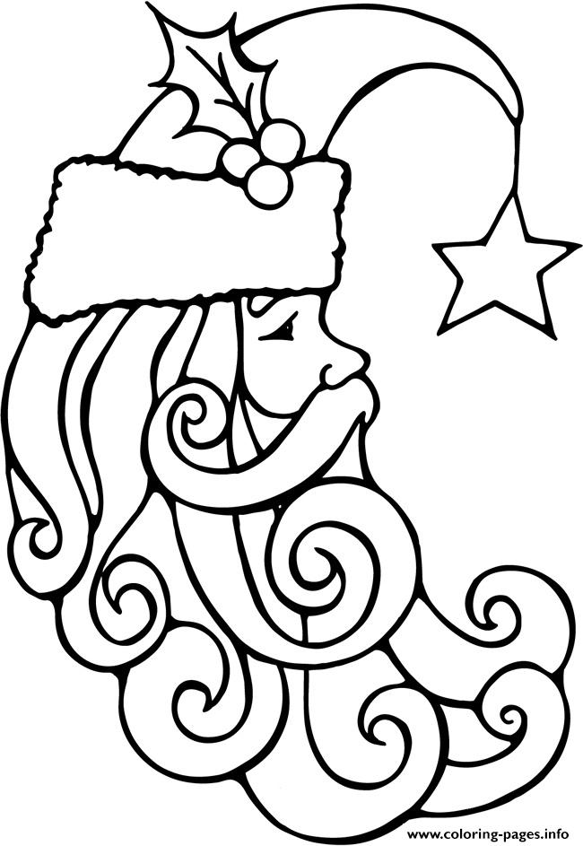 Santa Free Coloring Christmas Pages64bc coloring