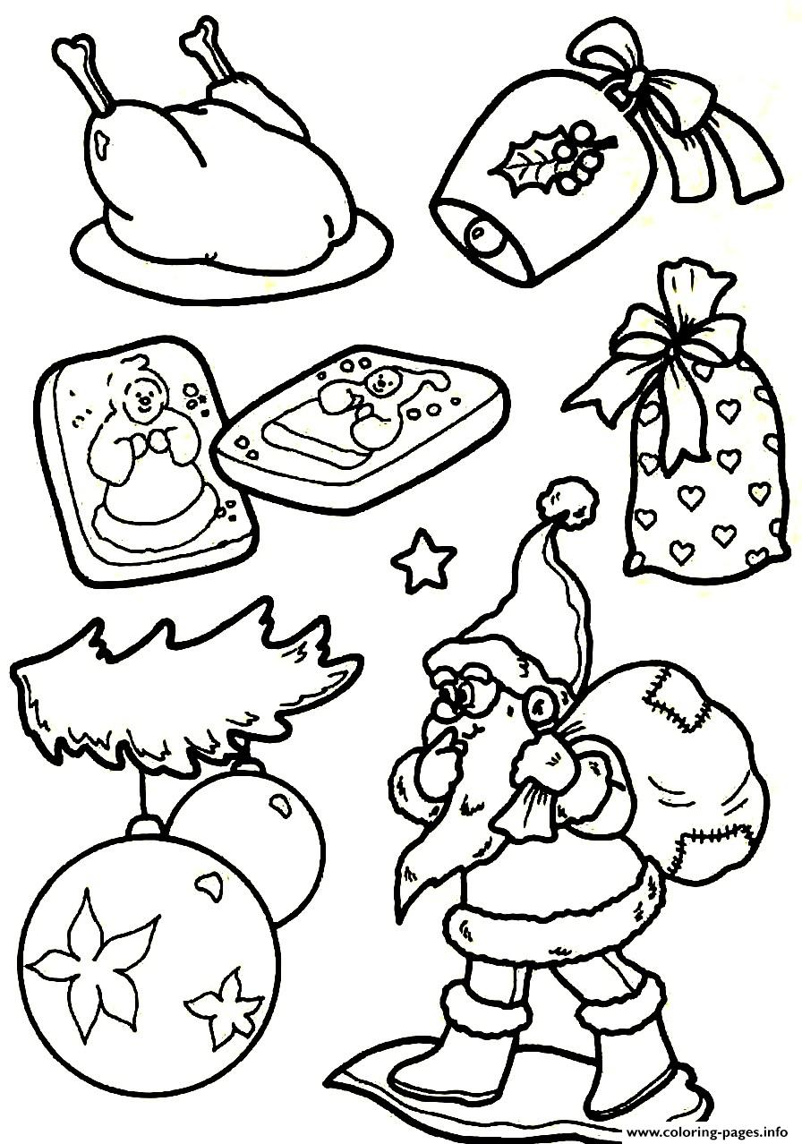 Santa Claus And Everything About Christmas S For Kids5588 coloring
