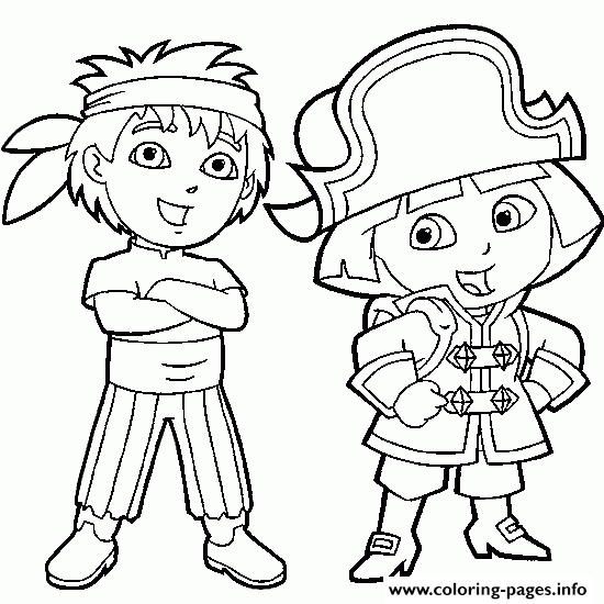 Dora And Diego S Free131a coloring