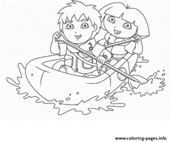 Dora And Diego S For Kidsc39c coloring