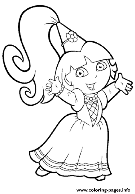 Coloring Pages For Girls Dora Princess1992 coloring