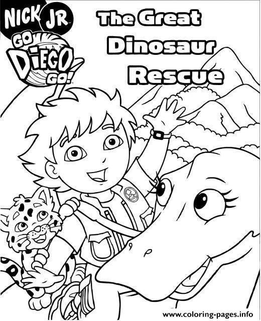Nick Jr Diego S9410 coloring pages