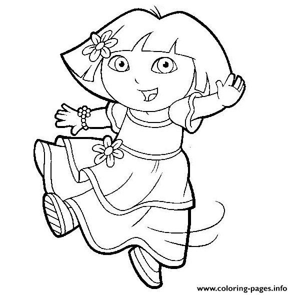Coloring Pages For Girls Dance Dorae47c coloring pages