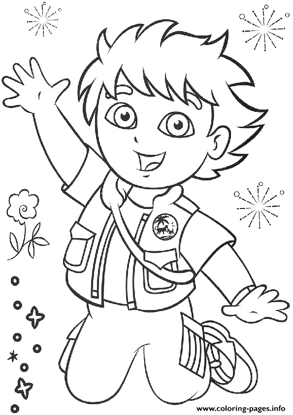 Diego S Free Printable For Kidsabb4 coloring pages