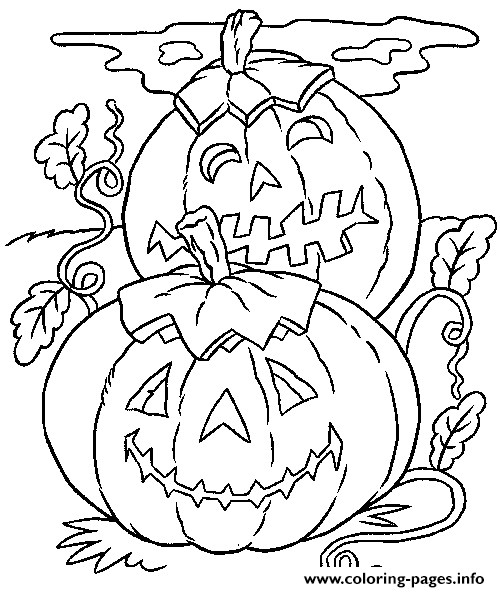 Halloween S For Kids Pumpkin879b coloring