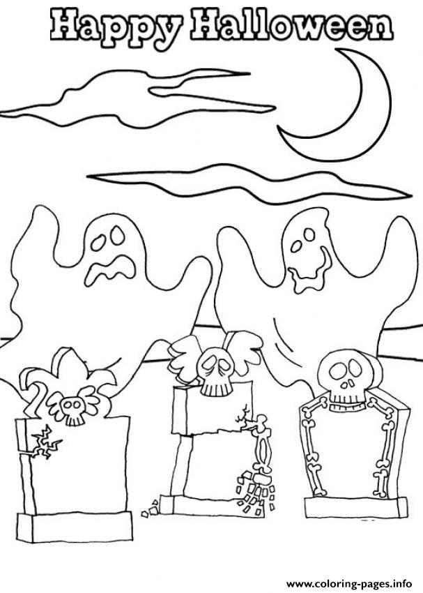 Ghost Halloween 7220 coloring