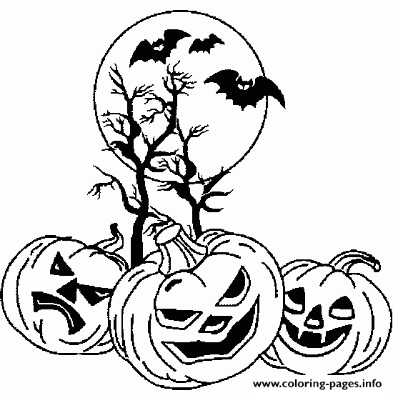 Pumpkin Halloween S Printablefeb0 coloring