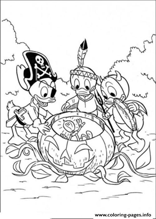 The Kids In Halloween Disney Coloring Pages36be coloring