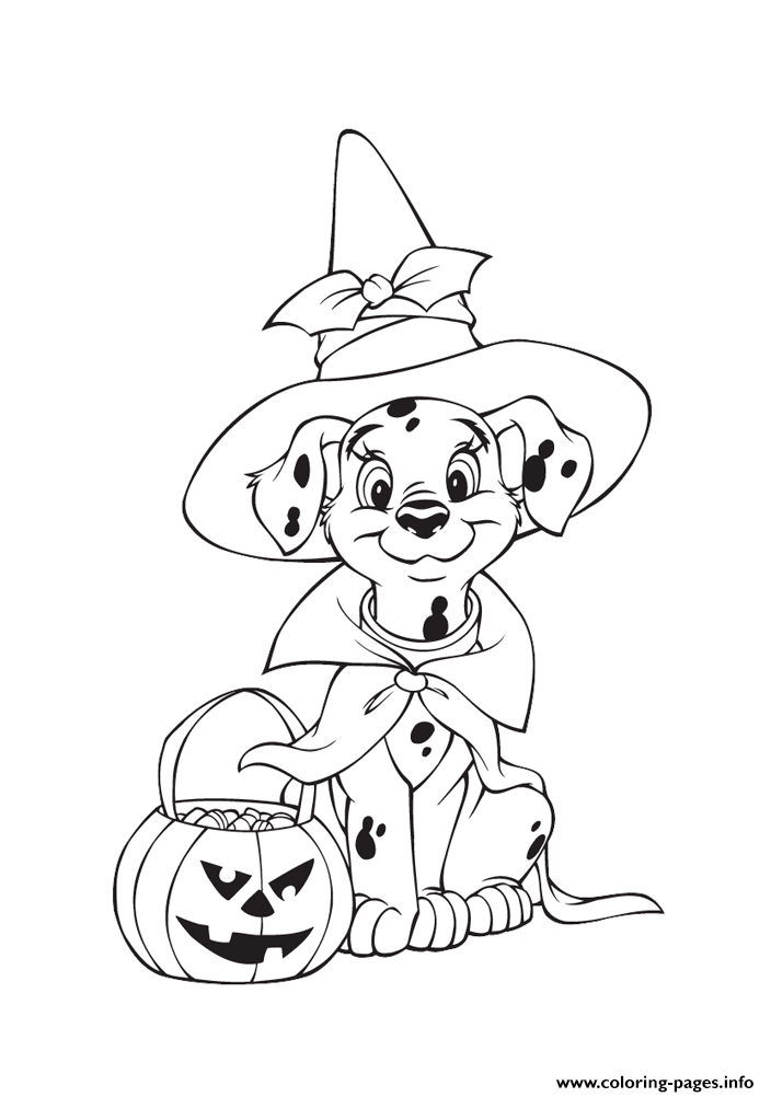 Dalmation Free Halloween  Disney5618 coloring