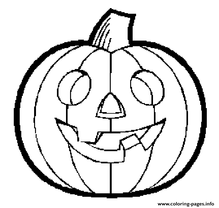 Pumkin Simple Halloween S For Kids20ae coloring