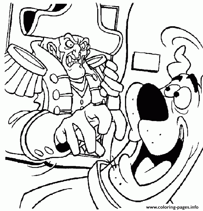 Halloween Scooby Doo Ghost S6917 coloring pages