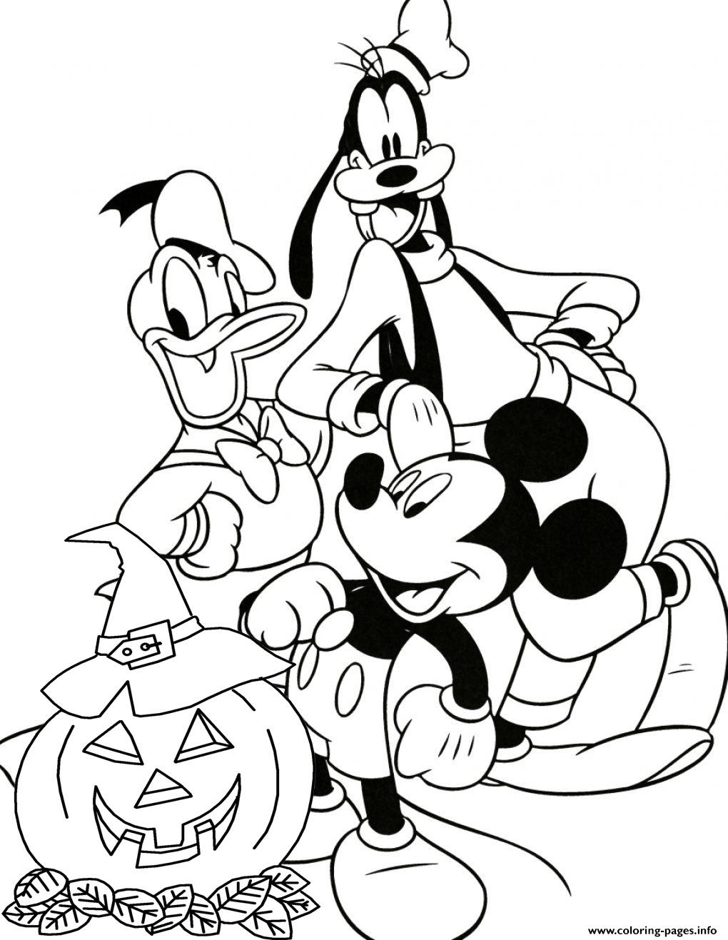 Disney Halloween  And Printablesafd5 coloring