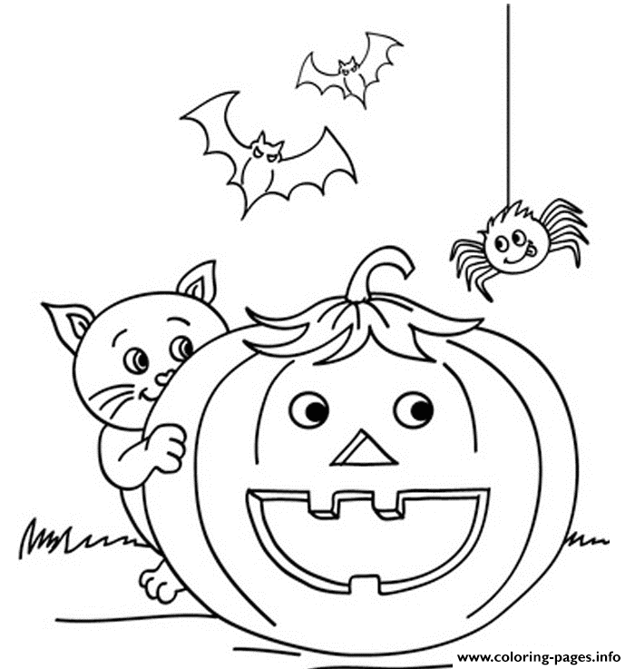 Childern Halloween Great Pumpkin Scf04 coloring