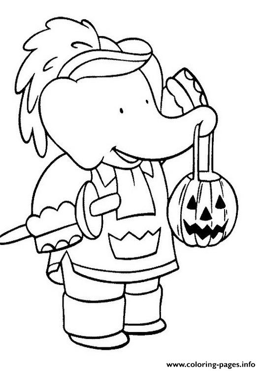 Cartoon S Printable For Halloweenb111 coloring