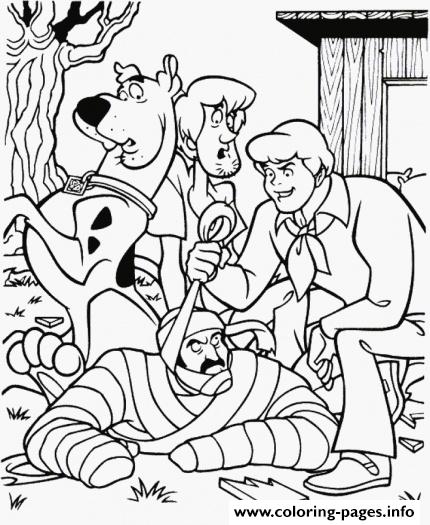Halloween Scooby Doo Mystery Begins S5130 coloring